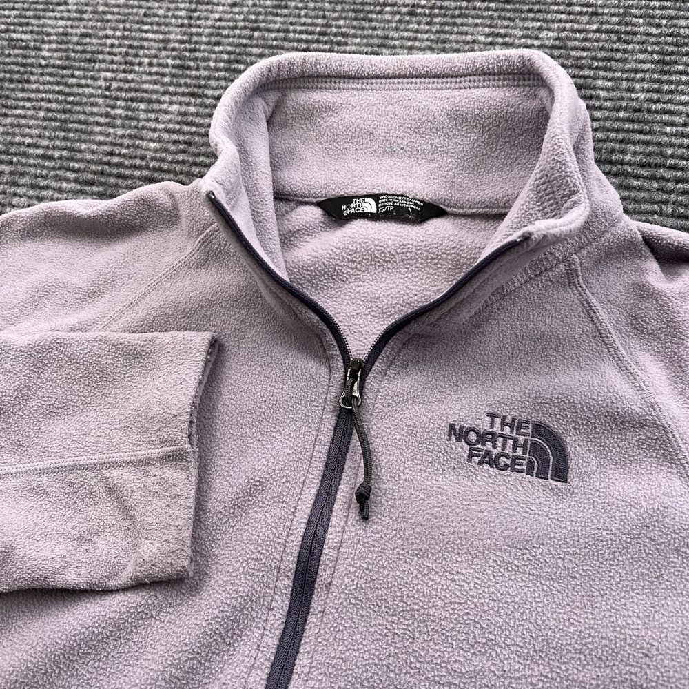 The North Face 1/4 Zip Collared Sweater Fleece Lined TKA 100 Women's XS Lavender